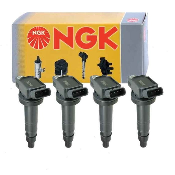 4 pc NGK Ignition Coils compatible with Pontiac Vibe 2.4L L4 2009-2010
