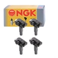 thumbnail image 1 of 4 pc NGK Ignition Coils compatible with Subaru WRX STI 2.5L H4 2013-2019, 1 of 6