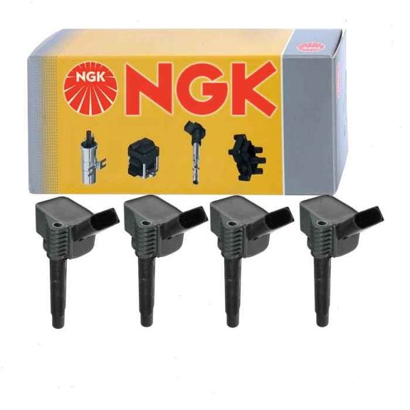 4 pc NGK Ignition Coils compatible with Volkswagen Beetle 1.8L 2.0L L4 2013-2019