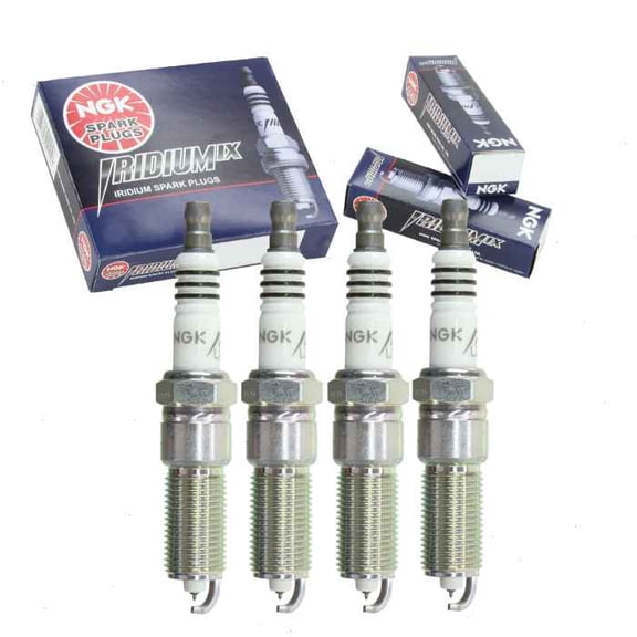 4 pc NGK Iridium IX Spark Plugs compatible with Dodge Stratus 2.4L L4 2001-2006