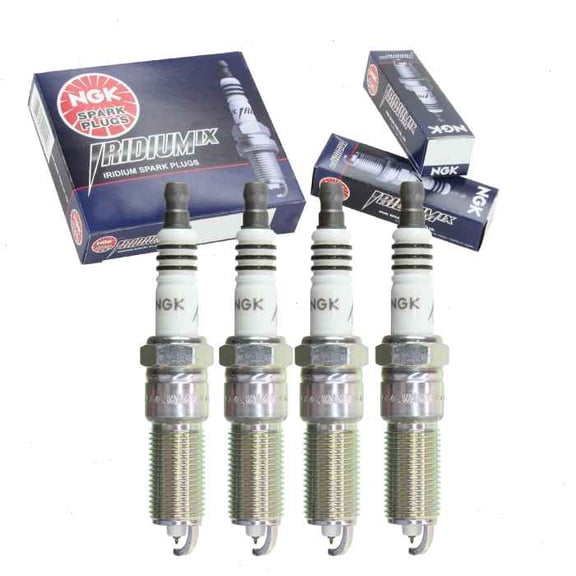 4 pc NGK Iridium IX Spark Plugs compatible with Jeep TJ 2.4L L4 2003-2006
