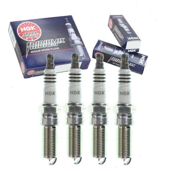 4 pc NGK Iridium IX Spark Plugs compatible with Land Rover LR2 2.0L L4 2013-2015