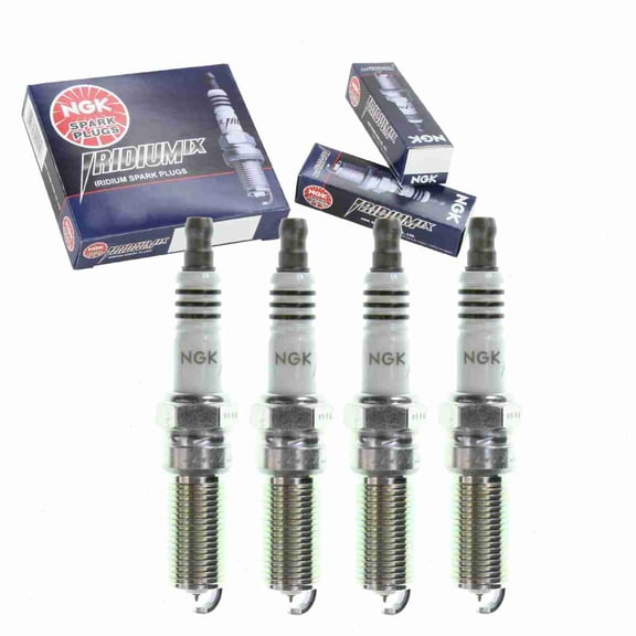 4 pc NGK Iridium IX Spark Plugs compatible with Land Rover Range Rover Evoque 2.0L L4 2012-2016