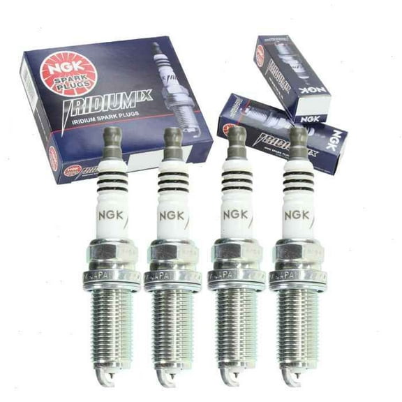 4 pc NGK Iridium IX Spark Plugs compatible with Subaru Forester 2.5L H4 2004-2010