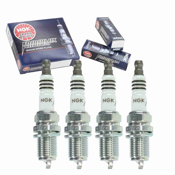 4 pc NGK Iridium IX Spark Plugs compatible with Toyota Tacoma 2.4L 2.7L L4 1995-2000