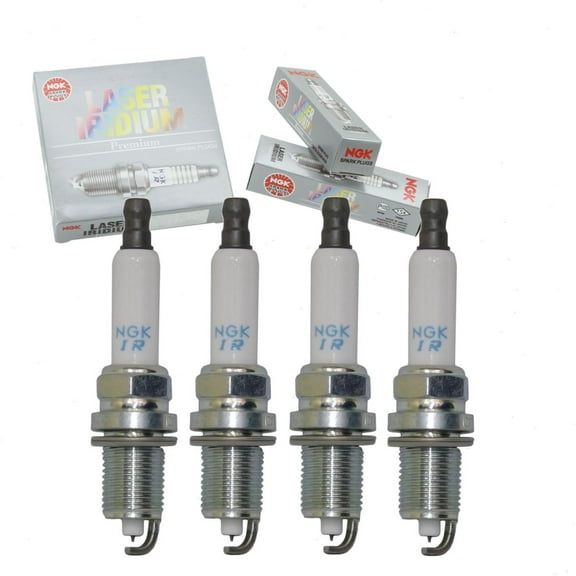 4 pc NGK Laser Iridium Spark Plugs compatible with Ford Edge 2.0L L4 2019-2020