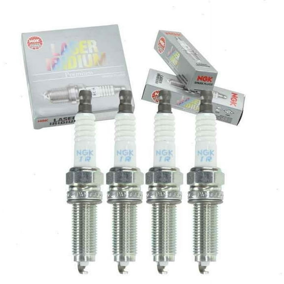 4 pc NGK Laser Iridium Spark Plugs compatible with Honda CR-V 2.4L L4 2010-2014