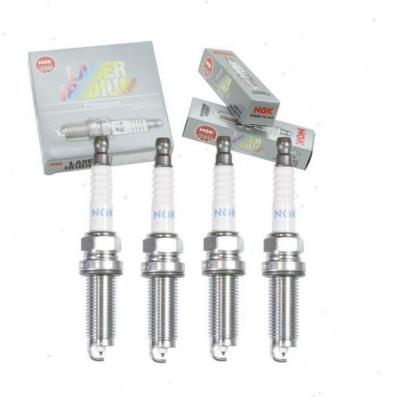 4 pc NGK Laser Iridium Spark Plugs compatible with Honda Civic 1.5L 2.0L L4 2016-2020