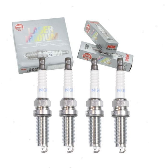 4 pc NGK Laser Iridium Spark Plugs compatible with Honda Civic 1.5L L4 2017-2020