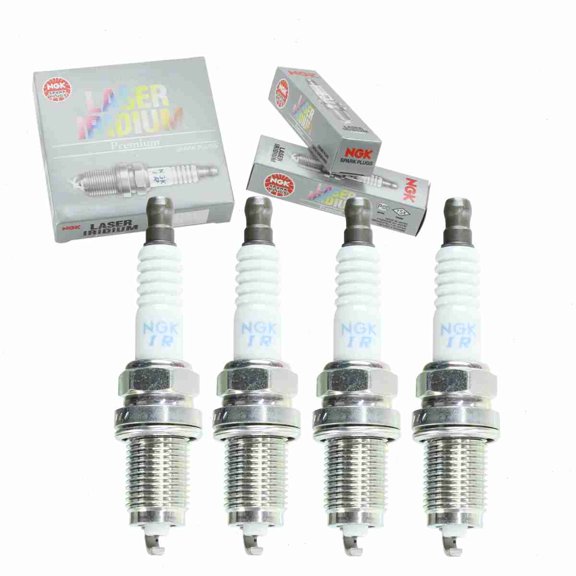 4 pc NGK Laser Iridium Spark Plugs compatible with Honda Element 2.4L L4 2003-2011