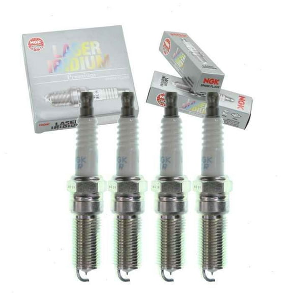 4 pc NGK Laser Iridium Spark Plugs compatible with Mazda 3 Sport 2.0L 2.5L L4 2009-2013