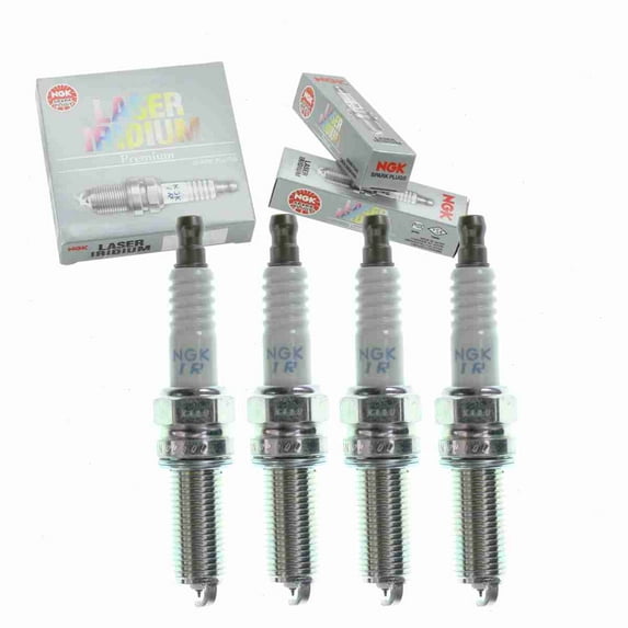 4 pc NGK Laser Iridium Spark Plugs compatible with Mitsubishi Lancer 2.0L L4 2009-2010
