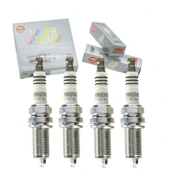 4 pc NGK Laser Iridium Spark Plugs compatible with Toyota Avalon 2.5L L4 2013-2018