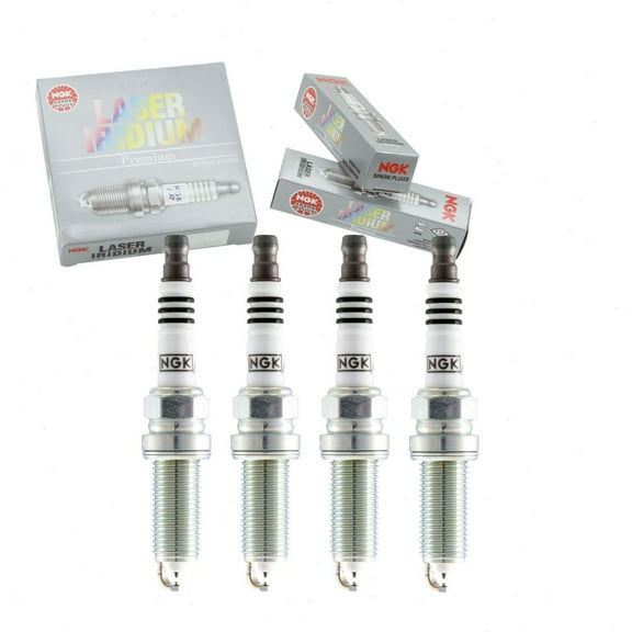 4 pc NGK Laser Iridium Spark Plugs compatible with Toyota Prius Plug-In 1.8L L4 2015