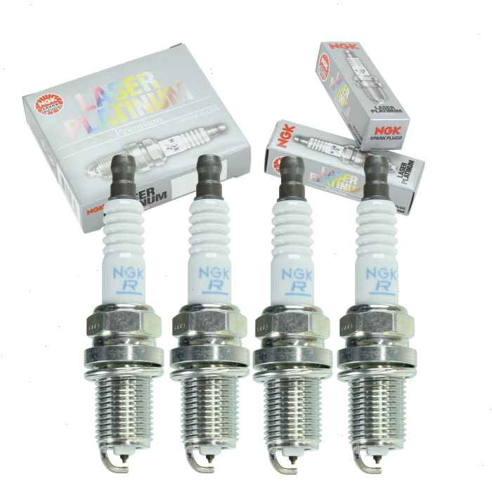 4x New NGK Laser Platinum Spark Plugs For Audi TT 1.8T (225hp) 1999-2006 - PFR6Q (6458)