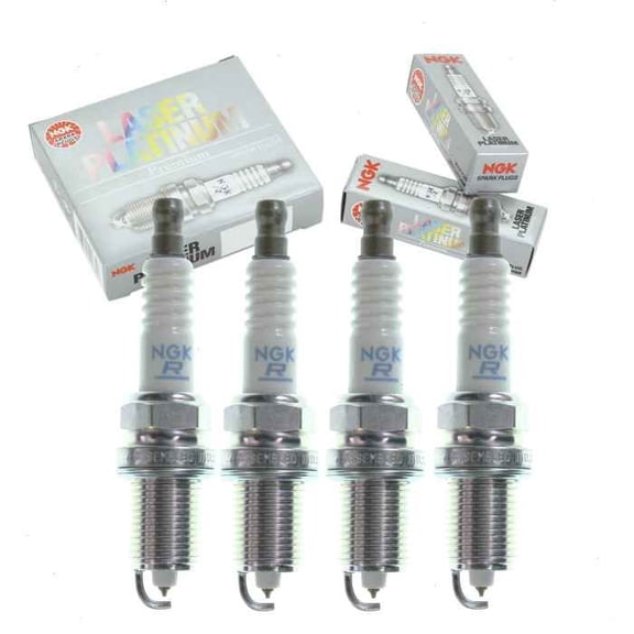 4 pc NGK Laser Platinum Spark Plugs compatible with Chrysler 200 2.4L L4 2011-2014