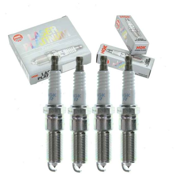 4 pc NGK Laser Platinum Spark Plugs compatible with Dodge Caravan 2.4L L4 2001-2007