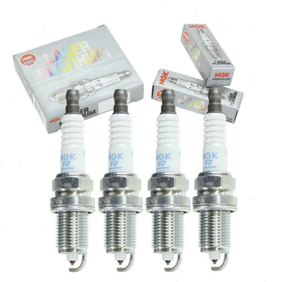 4 pc NGK Laser Platinum Spark Plugs compatible with Kia Soul 2.0L L4 2010-2011