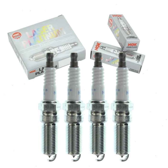 4 pc NGK Laser Platinum Spark Plugs compatible with Mercury Cougar 2.0L L4 1999-2002