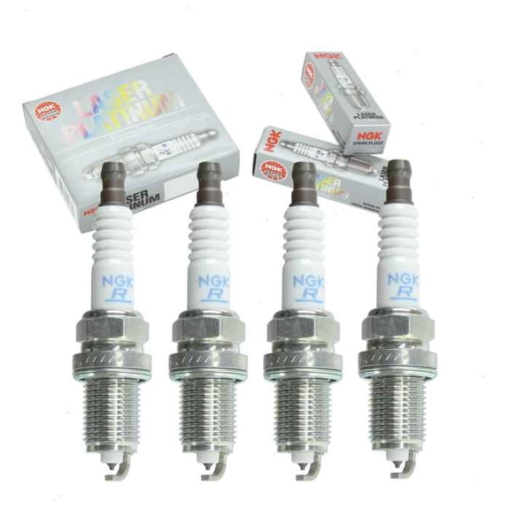 4 pc NGK Laser Platinum Spark Plugs compatible with Pontiac Firefly 1.3L L4 1998-2000