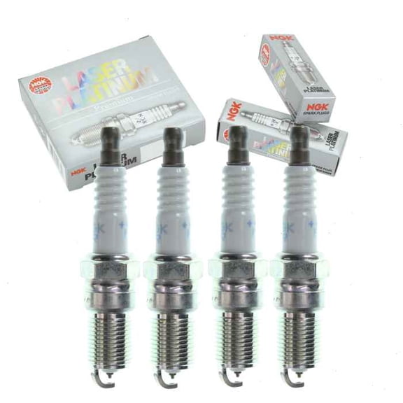 4 pc NGK Laser Platinum Spark Plugs compatible with Pontiac Grand Am 2.4L L4 1999-2001