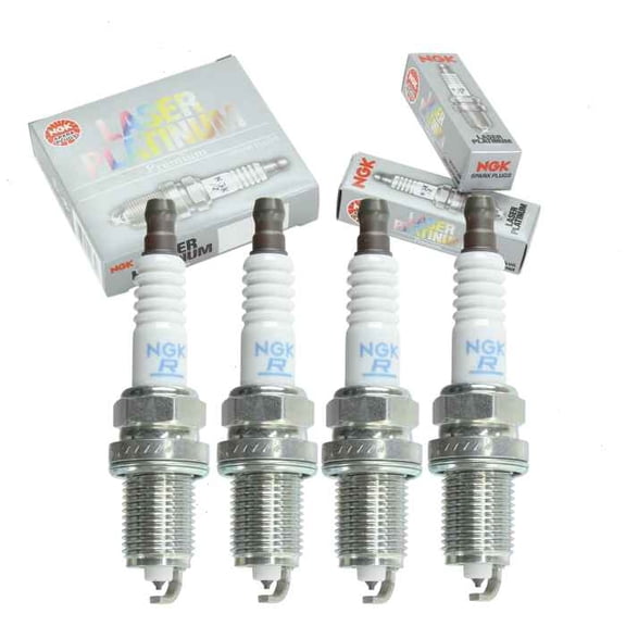 4 pc NGK Laser Platinum Spark Plugs compatible with Pontiac Wave5 1.6L L4 2005-2007