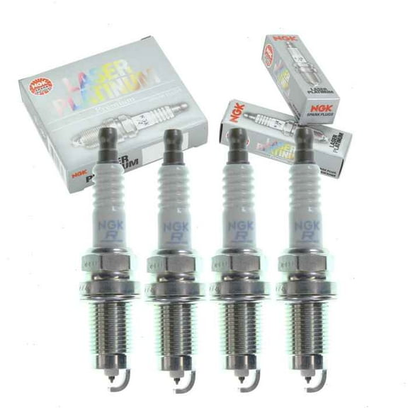 4 pc NGK Laser Platinum Spark Plugs compatible with Volkswagen Beetle 2.0L L4 2001-2005
