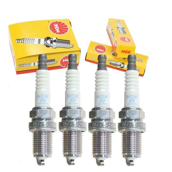 4 pc NGK Standard Spark Plugs compatible with Kia Optima 2.4L L4 2007-2008