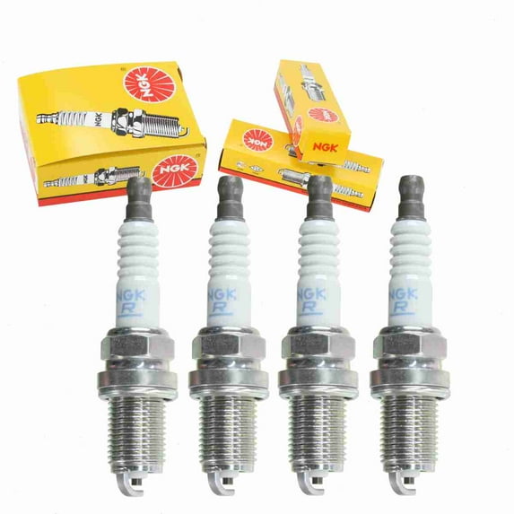 4 pc NGK Standard Spark Plugs compatible with Subaru Outback 2.5L H4 2000-2009