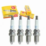 4 pc NGK Standard Spark Plugs compatible with Toyota Corolla 1.8L 2.4L L4 2000-2012