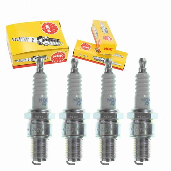 4 pc NGK Standard Spark Plugs compatible with Volkswagen Vanagon 1.9L 2.1L H4 1983-1991