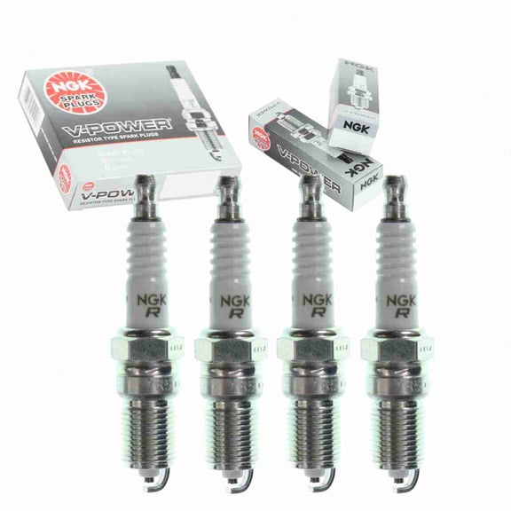 4 pc NGK V-Power Spark Plugs compatible with Chevrolet Cavalier 2.2L L4 1998-2002