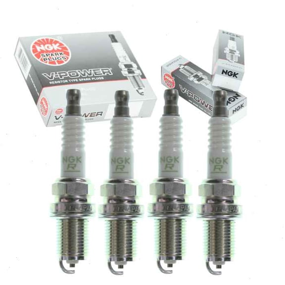 4 pc NGK V-Power Spark Plugs compatible with Daewoo Nubira 2.0L L4 1999-2002