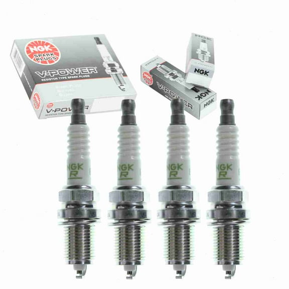 4 pc NGK V-Power Spark Plugs compatible with Toyota RAV4 2.0L L4 1997-2000