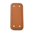 thumbnail image 1 of 4 pc PU Leather Knitting Crochet Bags Nail Bottom Shaper Pad with Alloy Nail for bag Bottom Accessories Rectangle Pattern 18x8.2x0.8cm Hole: 4mm Imitation Leather, 1 of 2