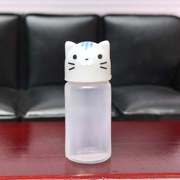 4 pc Resin Animal Water Cup Model Micro Landscape Dollhouse Accessories Pretending Prop Decorations Cat Shape 38x15mm