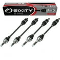 thumbnail image 1 of 4 pc Sixity XT Front Rear Left Right Axle compatible with Yamaha Grizzly 550 2011 - YFM5GPHA EPS YFM5FGPAL EPS YFM5GPAGR EPS YFM5FGHA YFM5FGAL YFM5FGAGR 4X4, 1 of 2