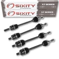 thumbnail image 1 of 4 pc Sixity XT Front Rear Left Right Axle compatible with Kawasaki Teryx4 800 2014 - KRT800CEF 4 4X4, 1 of 3