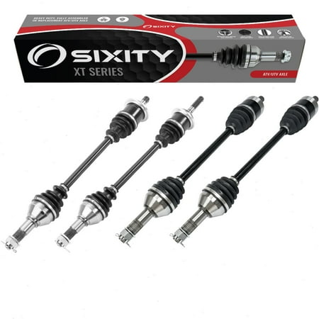 4 pc Sixity XT Front Rear Left Right Axles compatible with Can-Am Commander 1000 DPS LTD XT XT-P Max 2016