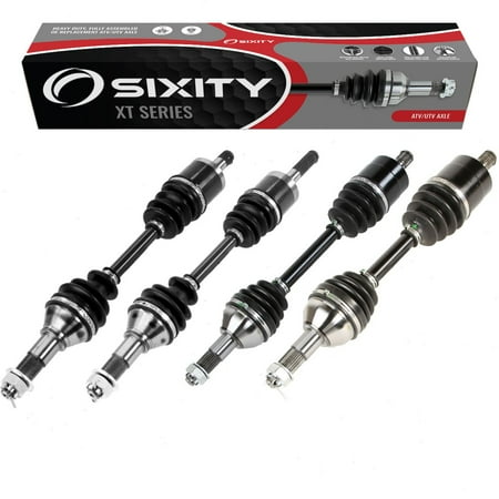 4 pc Sixity XT Front Rear Left Right Axles compatible with Can-Am Outlander 1000 EFI XT 800R Renegade 2012