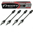 thumbnail image 1 of 4 pc Sixity XT Front Rear Left Right Axles compatible with Polaris Ranger RZR XP 4 900 EPS LE Walker Evans HO Jagged X Edition 2011-2014, 1 of 3