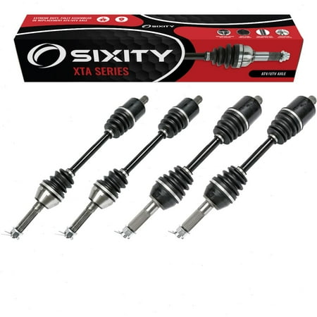 4 pc Sixity XTA Front Rear Left Right Axles compatible with Polaris ACE 500 570 EPS Sportsman SP 2015-2019
