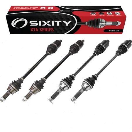 4 pc Sixity XTA Front Rear Left Right Axles compatible with Polaris ACE 900 XC 2017-2019