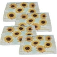thumbnail image 1 of Twisted Anchor Trading Co 4-Piece Sunflower Tapestry Table Placemats Set, 1 Count Gift Ready, 1 of 7