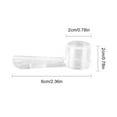 thumbnail image 1 of 4 pc Toothbrush Cover Caps Compatible with Oral B Braun Replacement Heads, Convenient for Travel and More Sanitary,White, 1 of 3