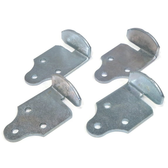 4 pc Utility Trailer Wood Sides Latch Rack Stake Body Gates CORNER Brackets SET