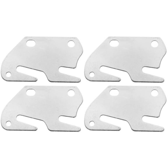 4 pcs Bed Accessories Wood Bed Rail Bracket Bed Rail Hooks Plates Beds Frame