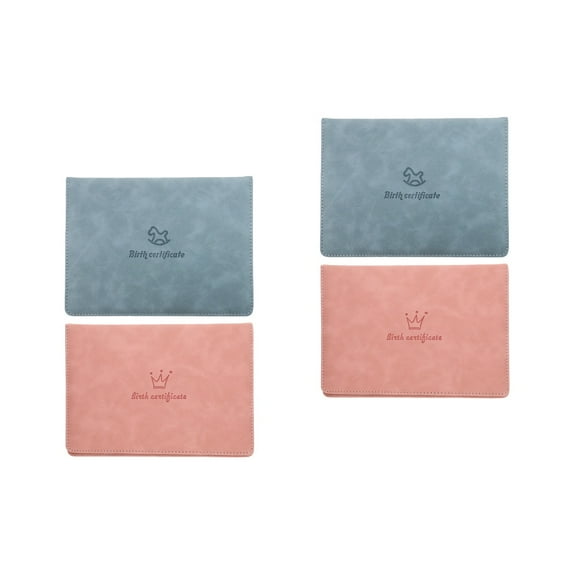 4 pcs  Birth Certificate Sleeve Birth Home Birth Certificate Protective Sleeve Certificate Protector