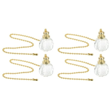 4 Pcs Ceiling Fan Pull Chain Set – Extension Pendants With Retro Style For Fans & Lights