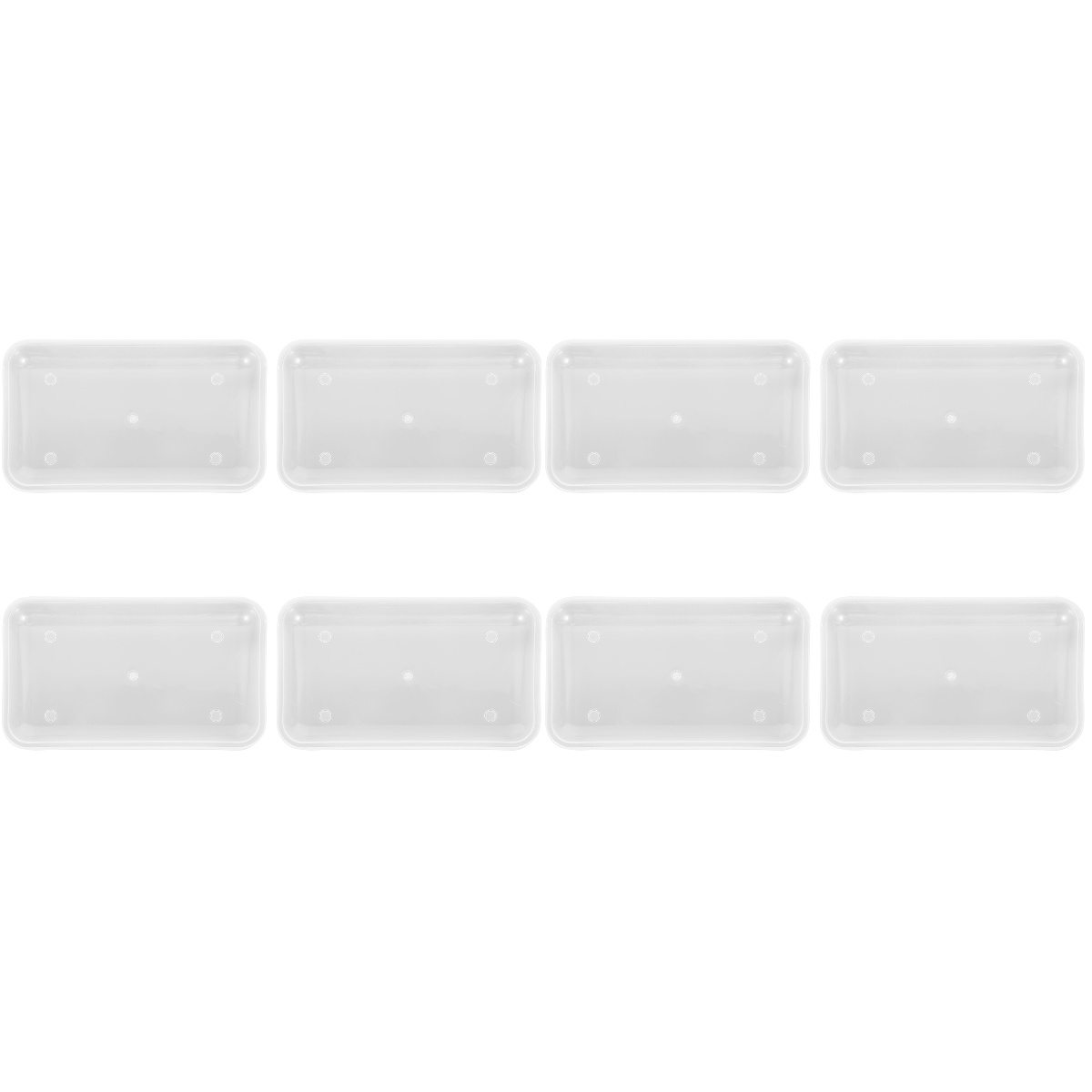 4 pcs Dish Drying Rack Drip Tray Cutlery Utensil Holder Tray Drip Water